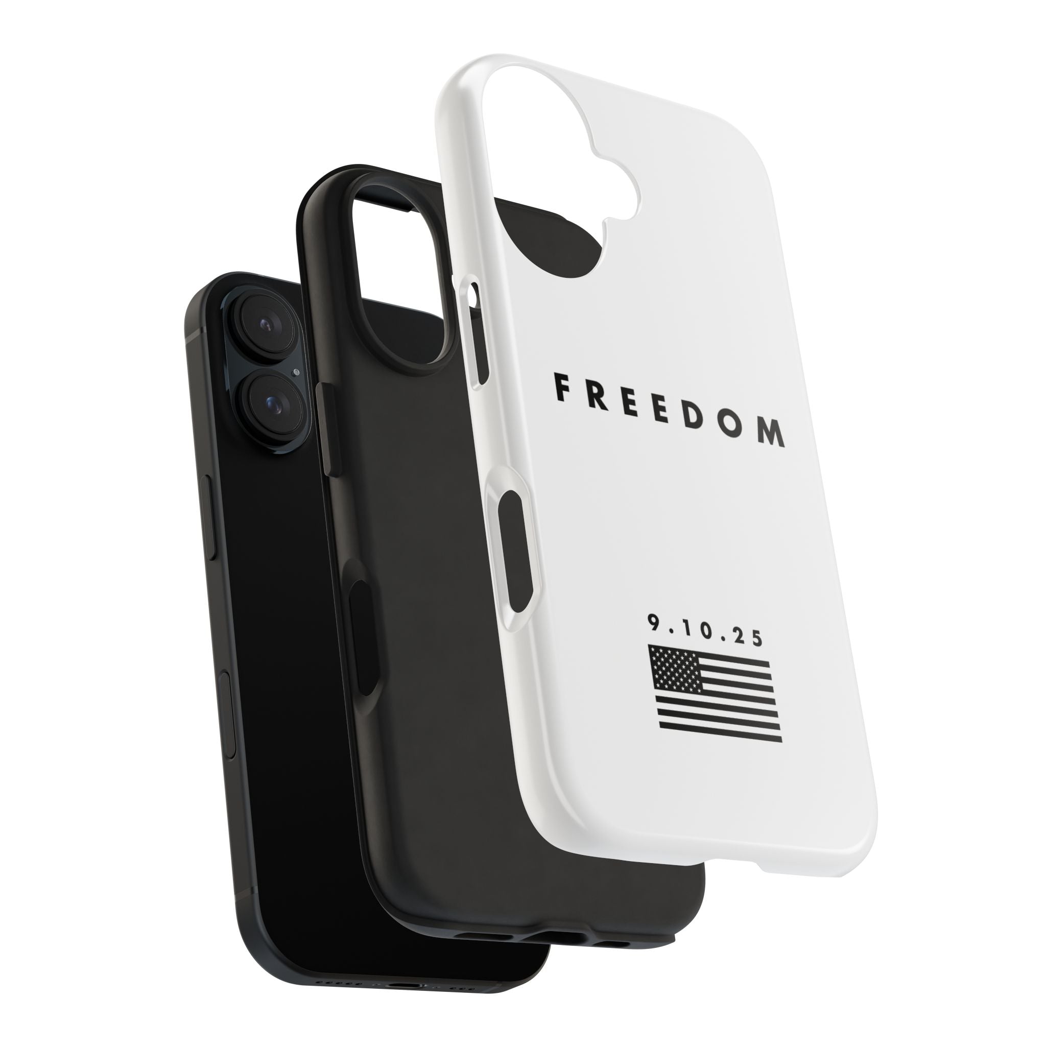 Freedom Charlie Kirk Turning Point USA Tough Phone Cases - Rugged Protection, USA Flag Design, Perfect for Patriots, Gifts for Veterans, Independence Day