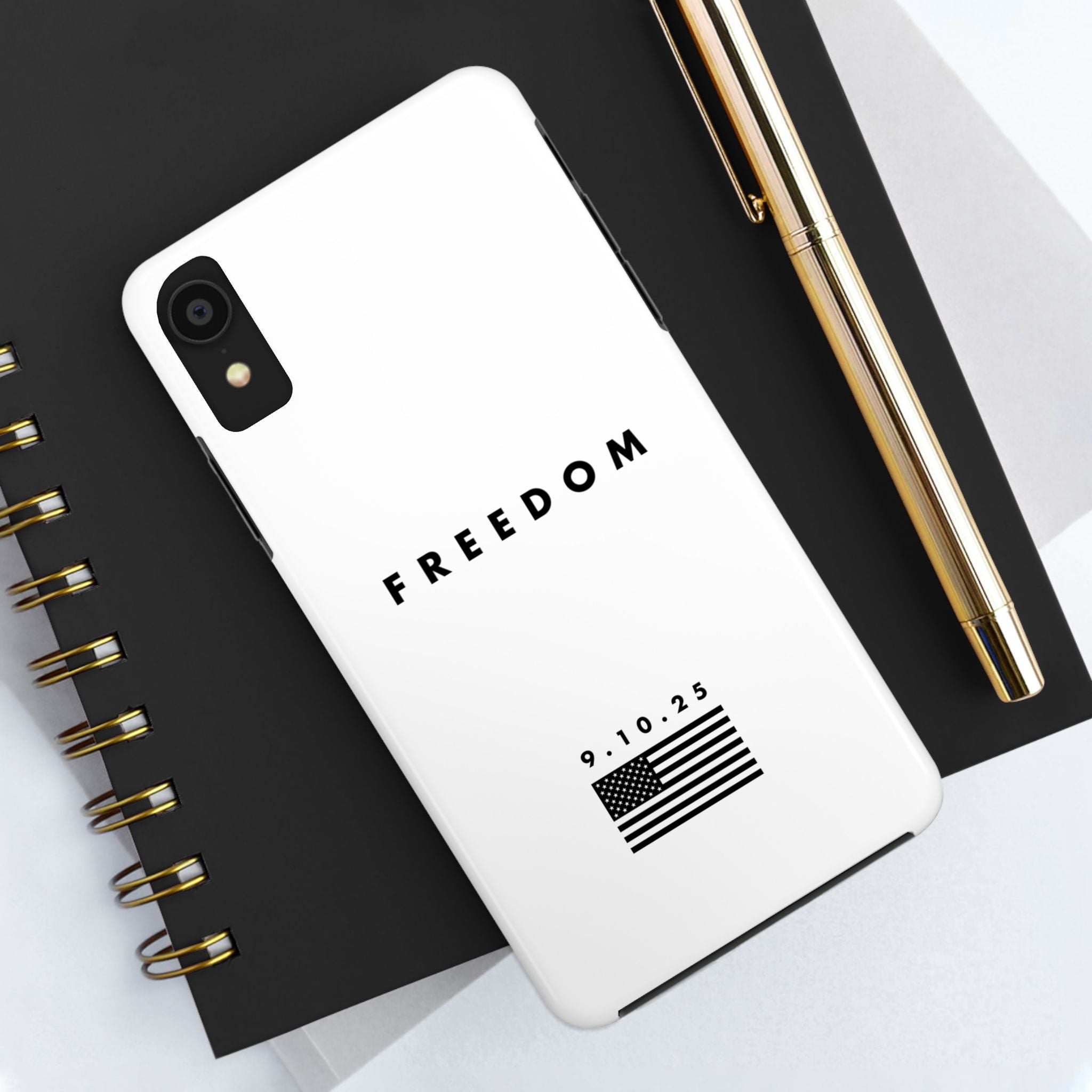 Freedom Charlie Kirk Turning Point USA Tough Phone Cases - Rugged Protection, USA Flag Design, Perfect for Patriots, Gifts for Veterans, Independence Day