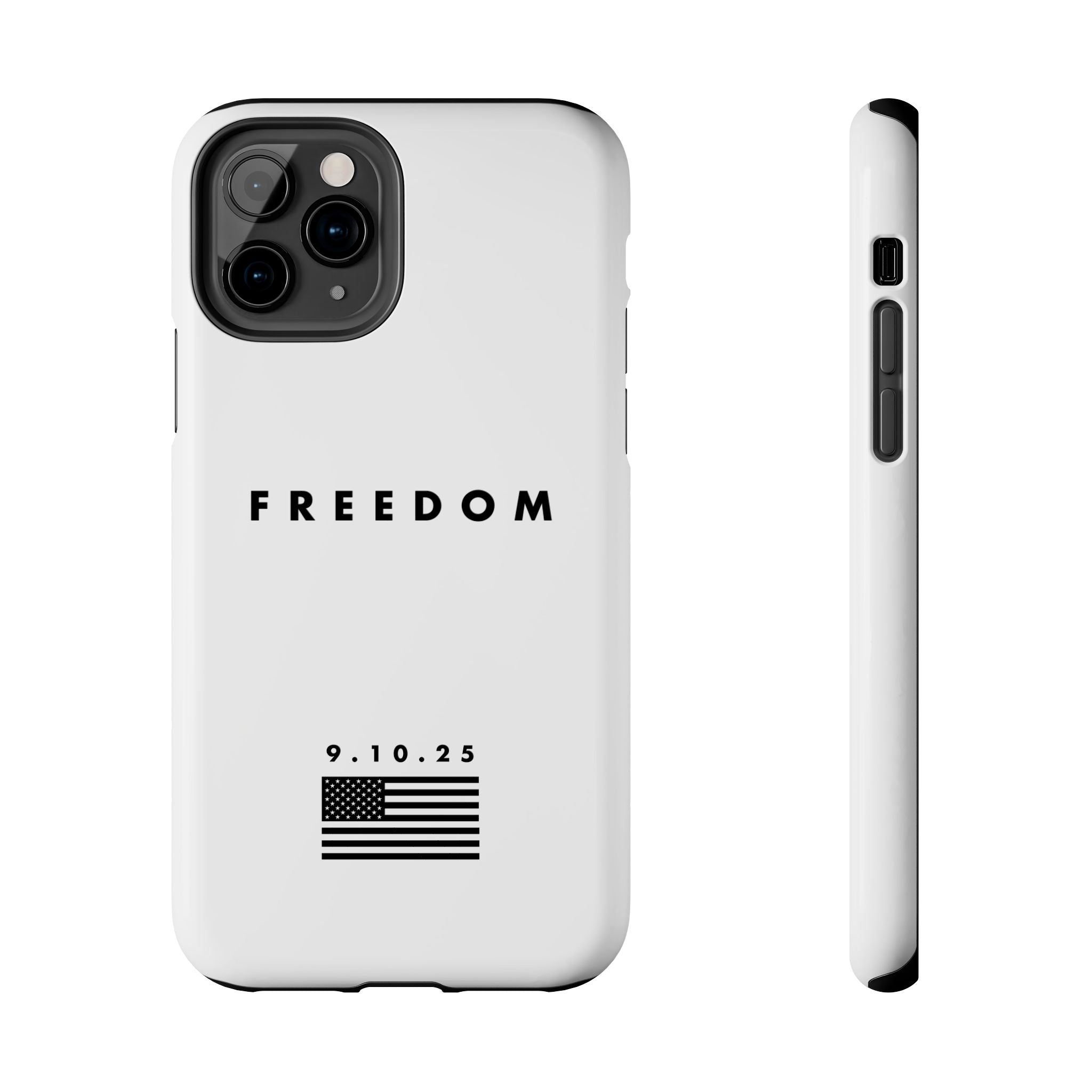 Freedom Charlie Kirk Turning Point USA Tough Phone Cases - Rugged Protection, USA Flag Design, Perfect for Patriots, Gifts for Veterans, Independence Day