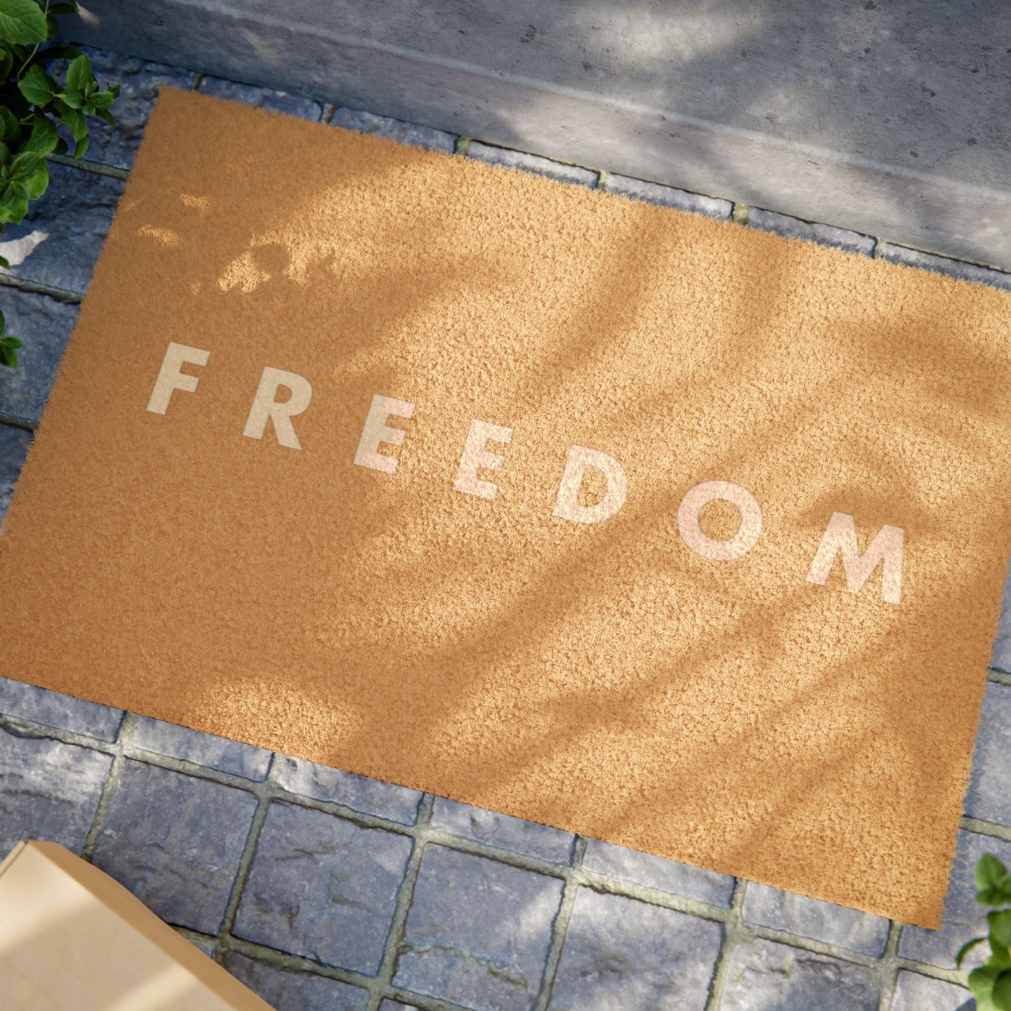 Charlie Kirk Freedom Doormat