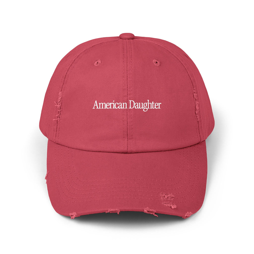 American Daughter Distressed Cap