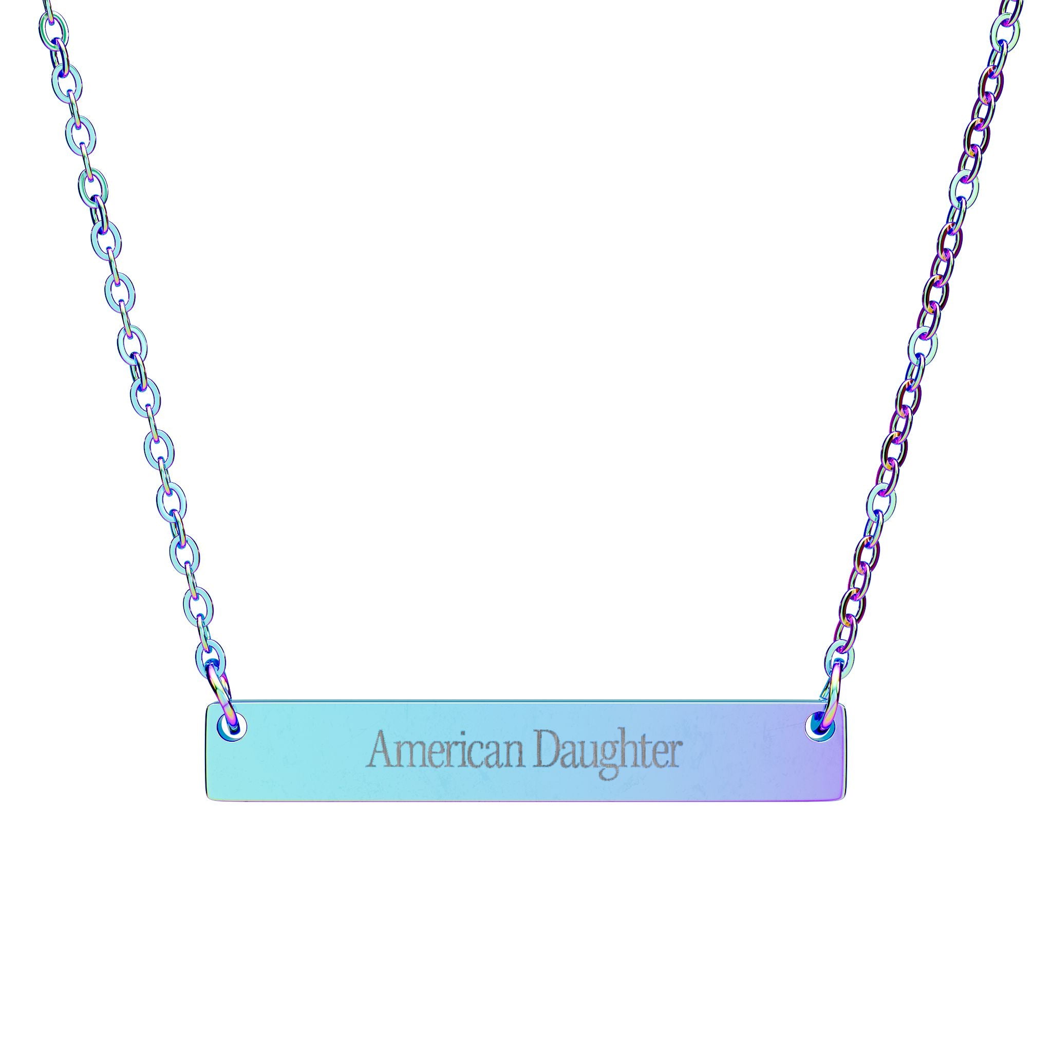 American Daughter Bar Necklace
