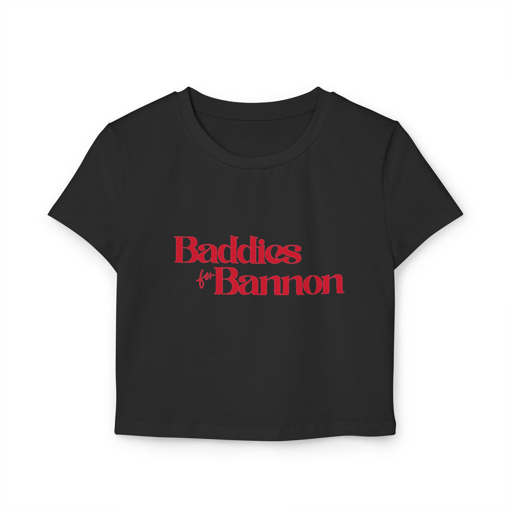 Cute Casual Baddies & Bannon Women's Baby Tee, Summer Top, Trendy T-Shirt, Gift for Friends, Feminine Style