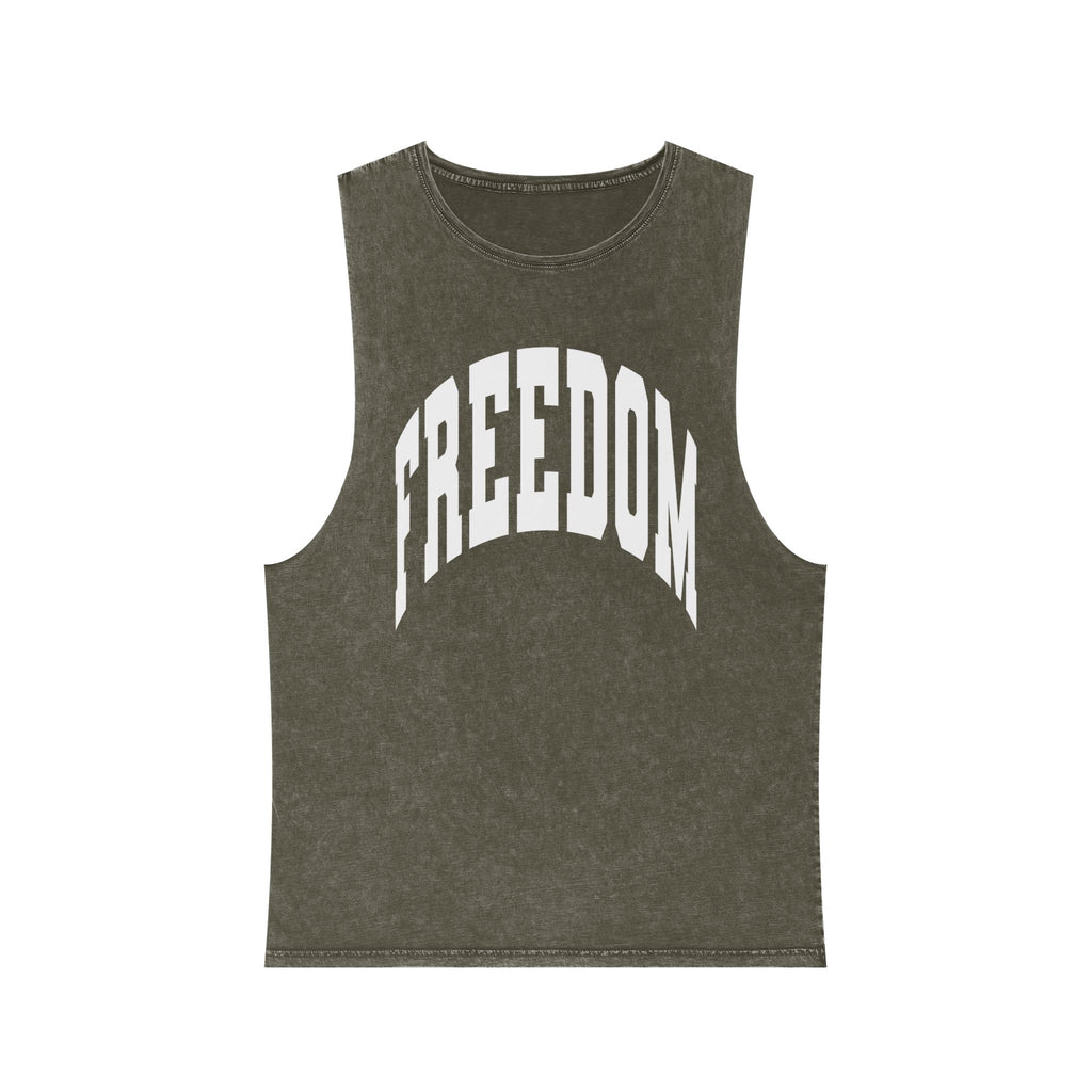 Freedom Stonewash Tank Top