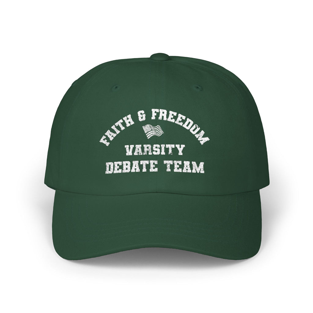 Faith & Freedom Vanity Debate Team Classic Dad Cap