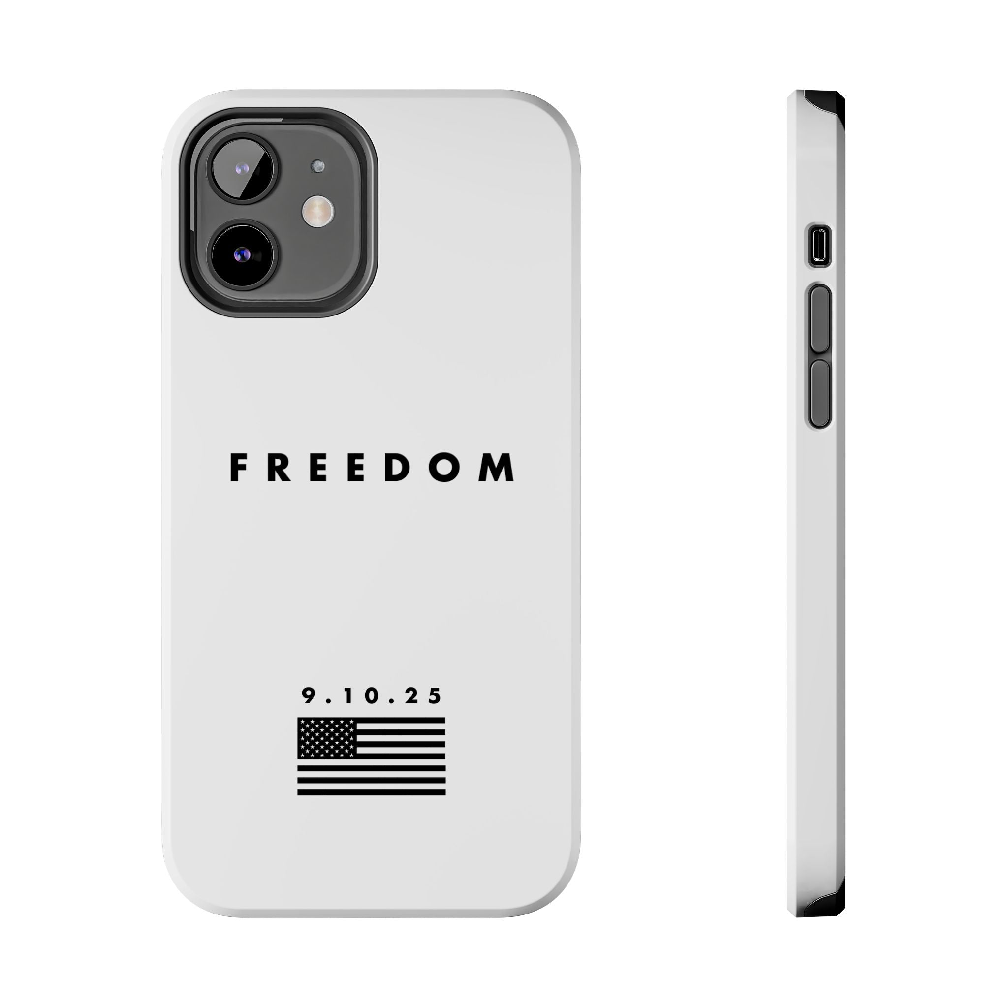 Freedom Charlie Kirk Turning Point USA Tough Phone Cases - Rugged Protection, USA Flag Design, Perfect for Patriots, Gifts for Veterans, Independence Day