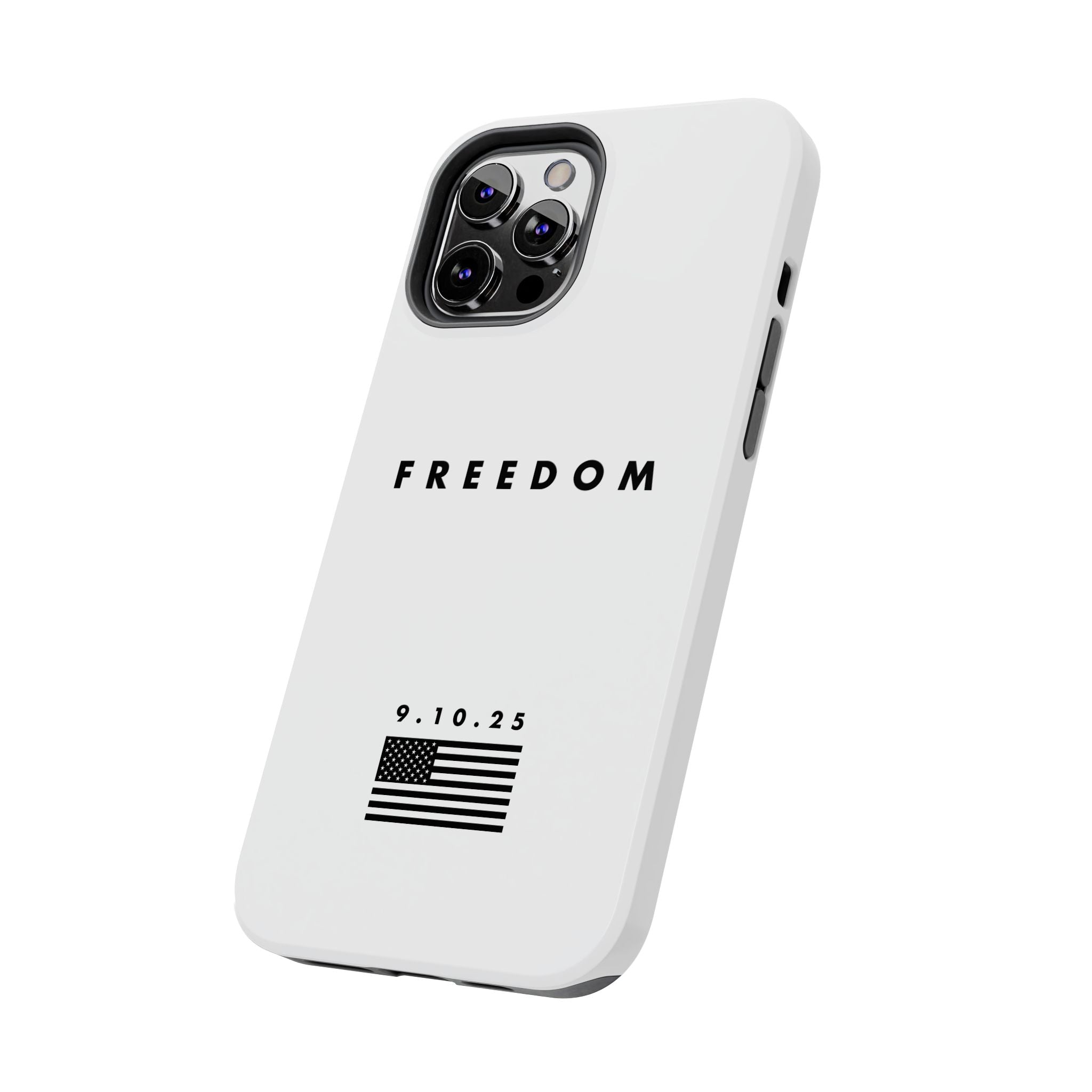 Freedom Charlie Kirk Turning Point USA Tough Phone Cases - Rugged Protection, USA Flag Design, Perfect for Patriots, Gifts for Veterans, Independence Day