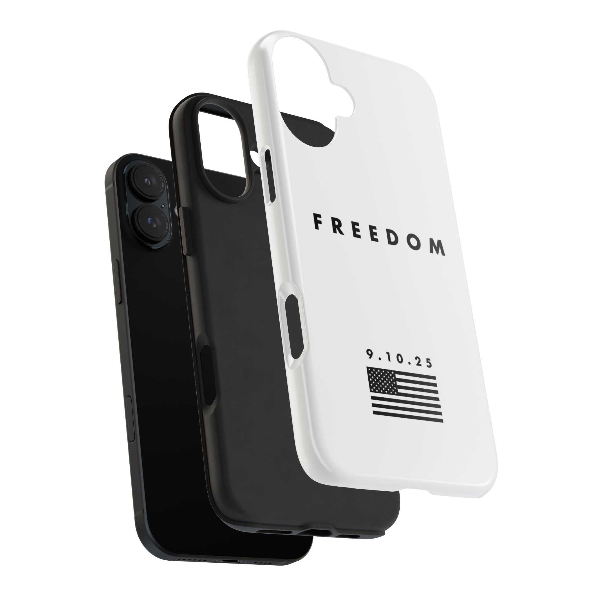 Freedom Charlie Kirk Turning Point USA Tough Phone Cases - Rugged Protection, USA Flag Design, Perfect for Patriots, Gifts for Veterans, Independence Day
