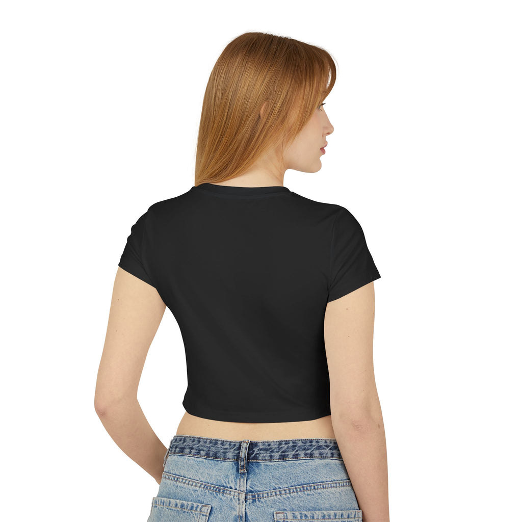 Cute Casual Baddies & Bannon Women's Baby Tee, Summer Top, Trendy T-Shirt, Gift for Friends, Feminine Style