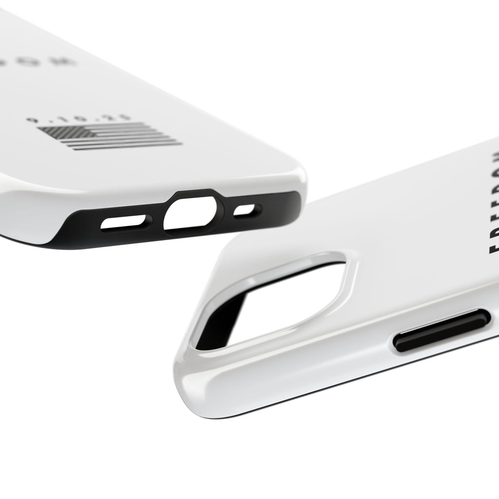 Freedom Charlie Kirk Turning Point USA Tough Phone Cases - Rugged Protection, USA Flag Design, Perfect for Patriots, Gifts for Veterans, Independence Day