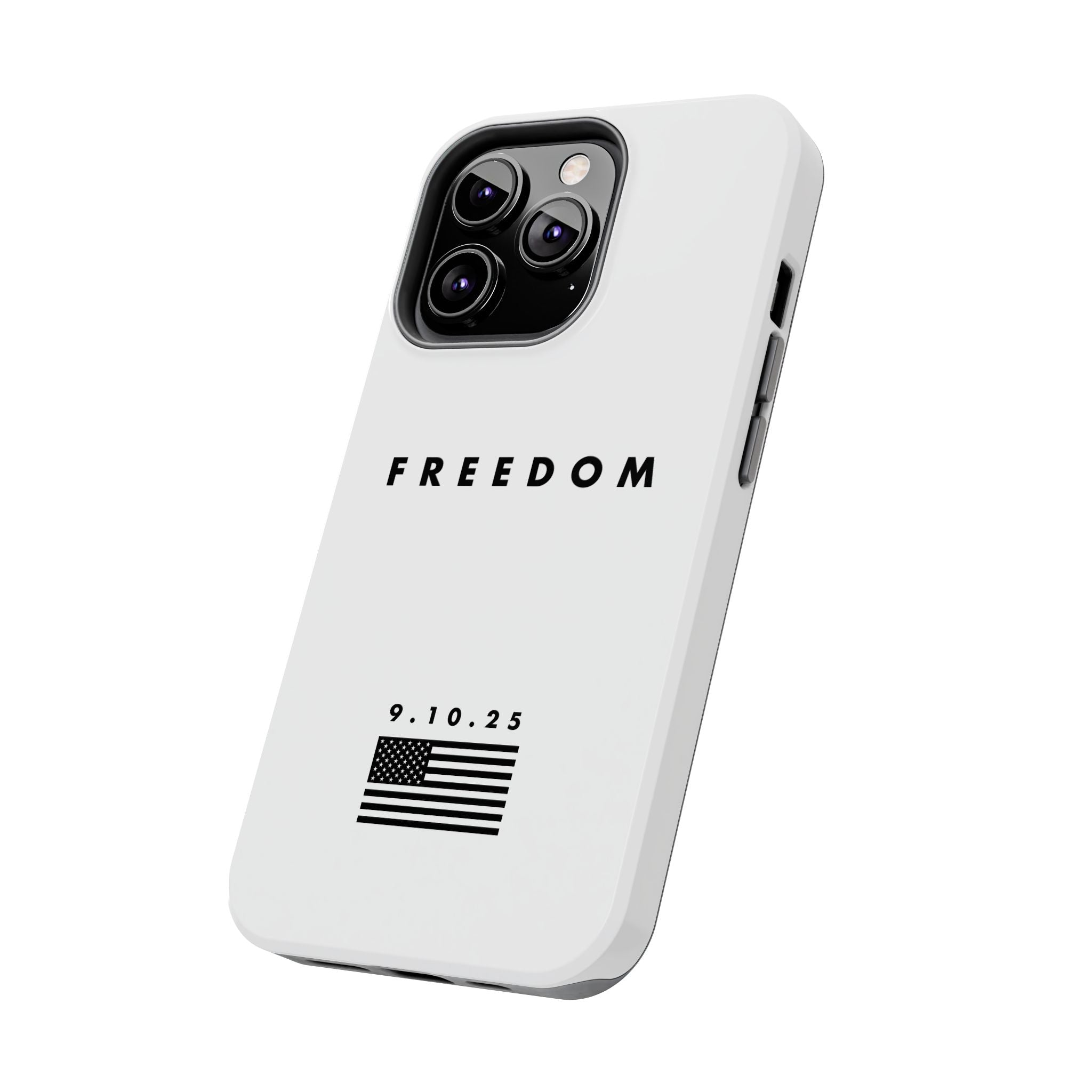 Freedom Charlie Kirk Turning Point USA Tough Phone Cases - Rugged Protection, USA Flag Design, Perfect for Patriots, Gifts for Veterans, Independence Day