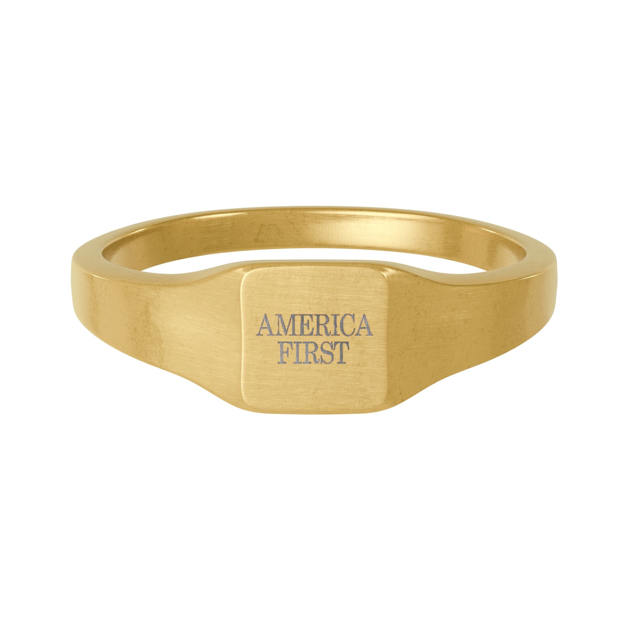 America First Stainless Steel Ring
