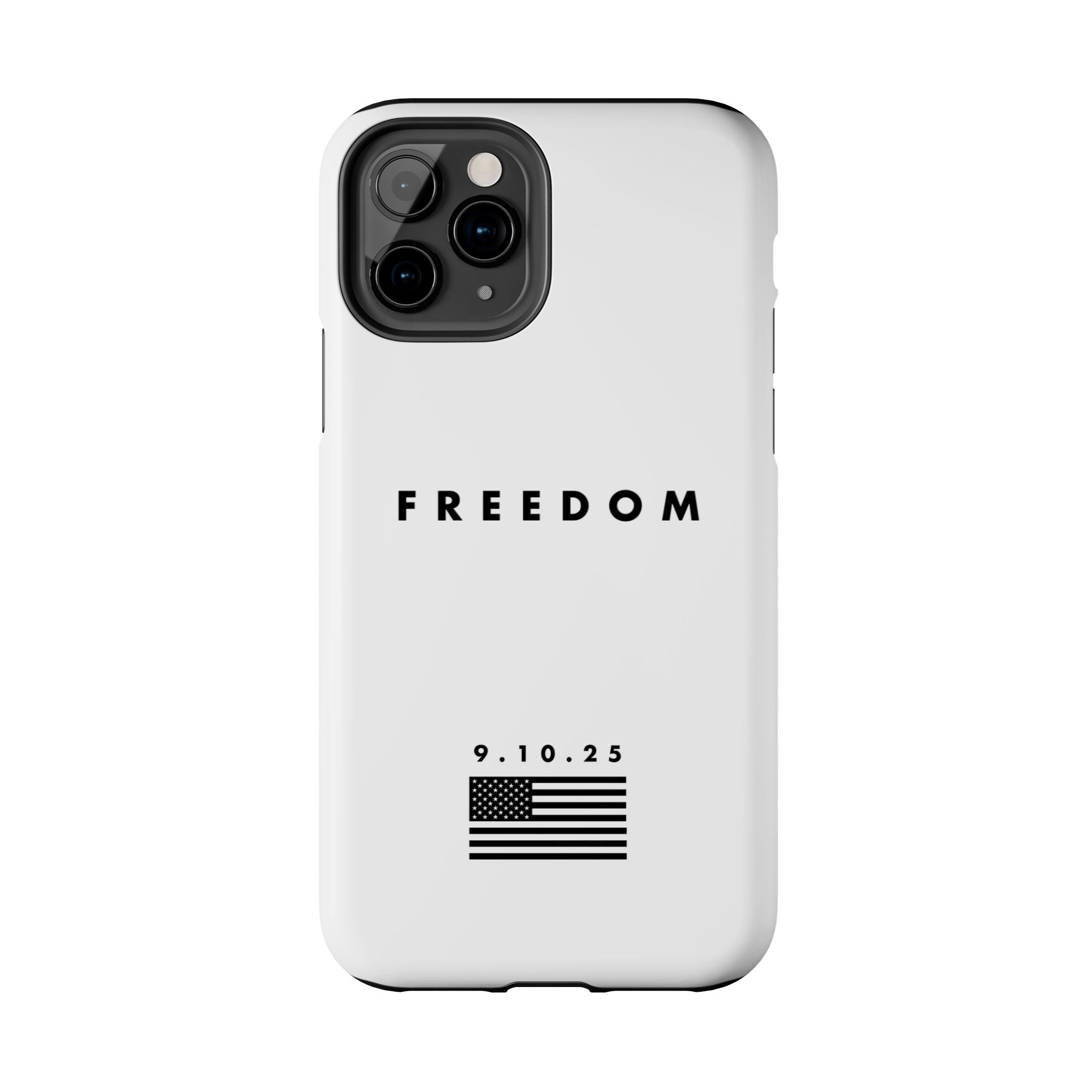 Freedom Charlie Kirk Turning Point USA Tough Phone Cases - Rugged Protection, USA Flag Design, Perfect for Patriots, Gifts for Veterans, Independence Day