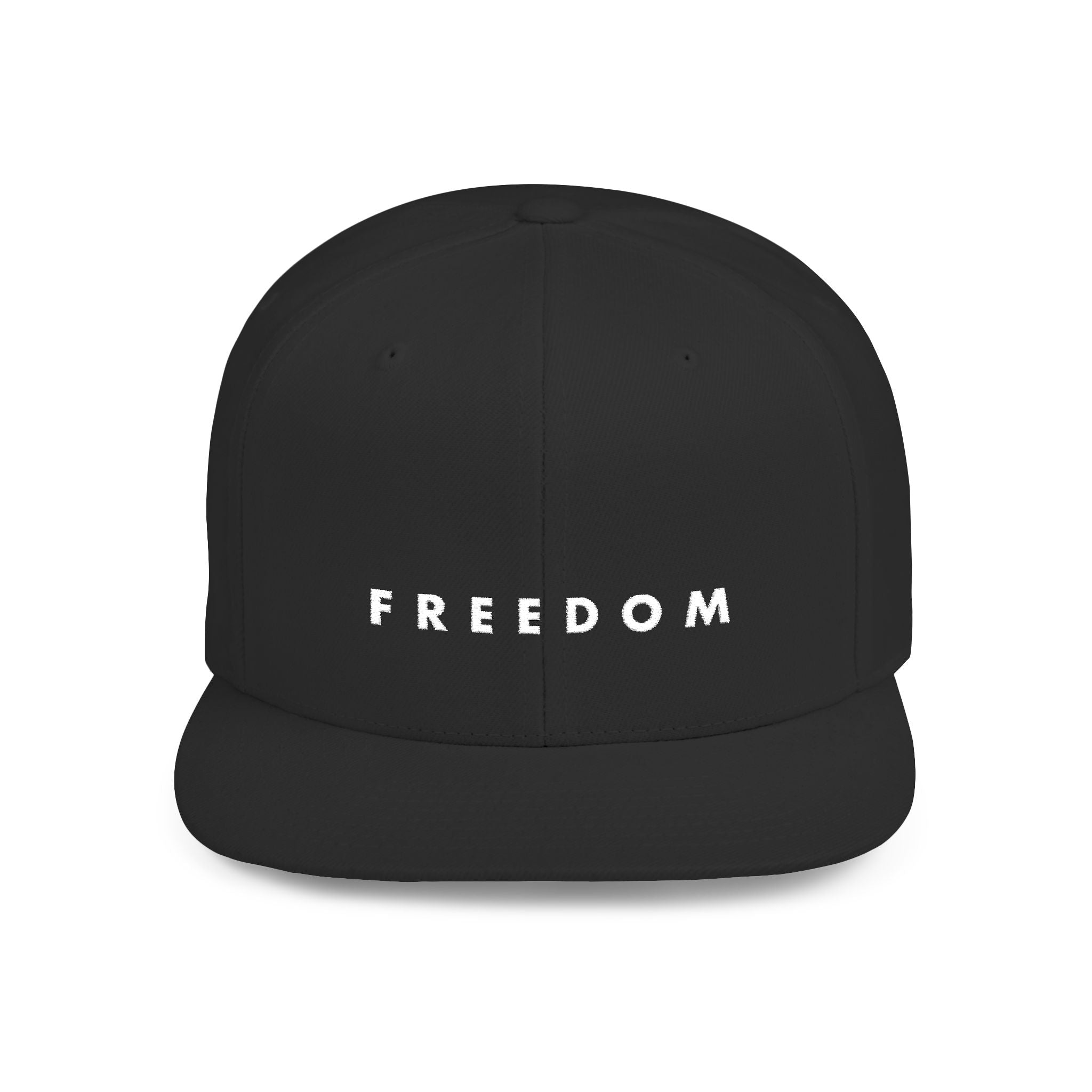 Freedom Flat Bill Snapback Cap
