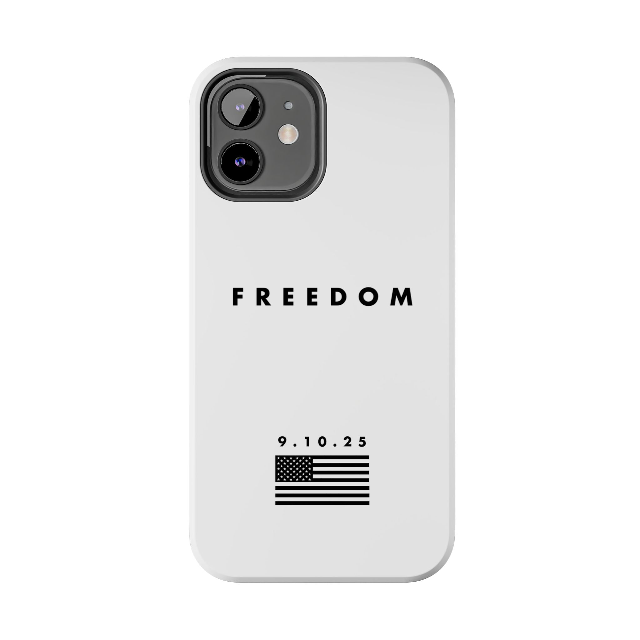 Freedom Charlie Kirk Turning Point USA Tough Phone Cases - Rugged Protection, USA Flag Design, Perfect for Patriots, Gifts for Veterans, Independence Day