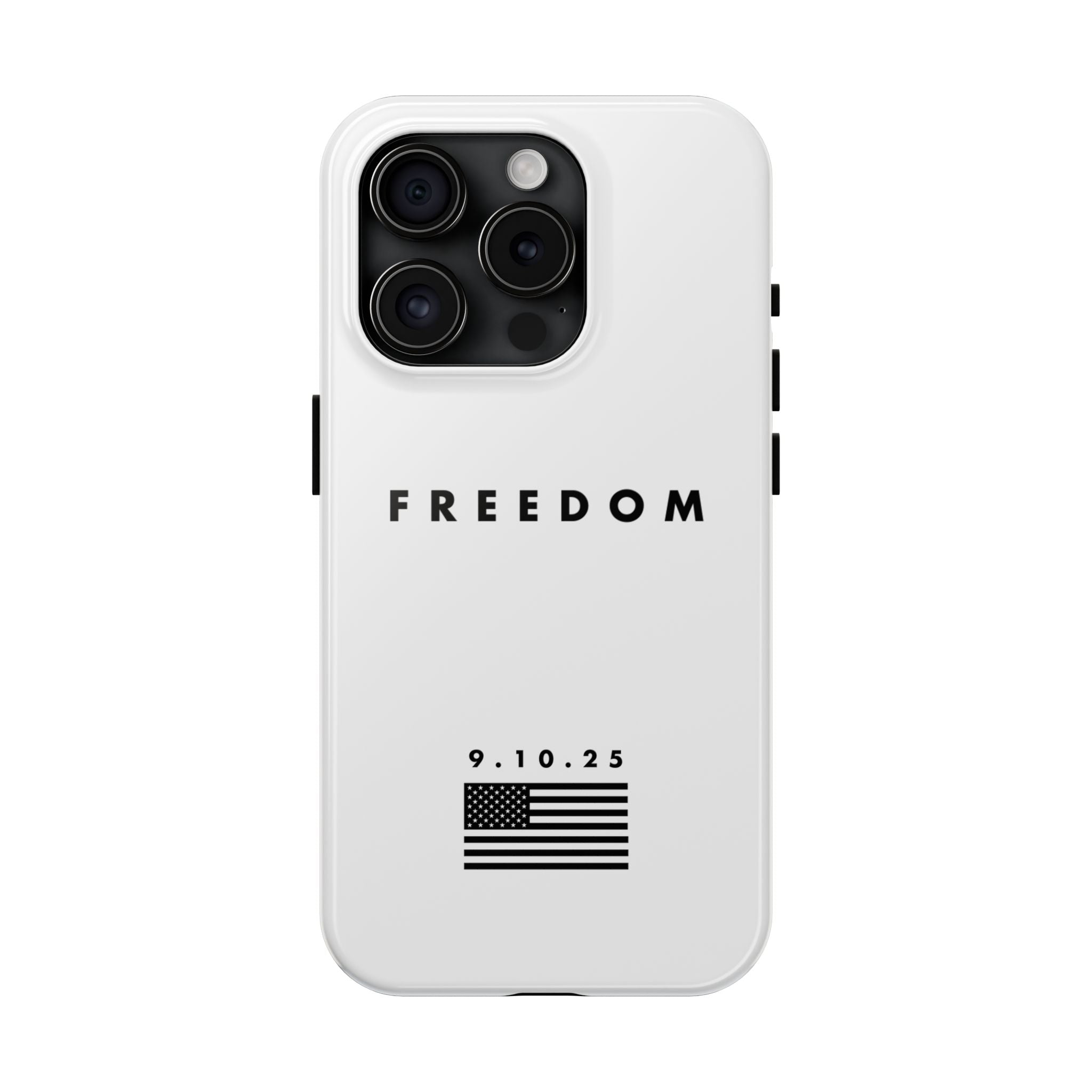 Freedom Charlie Kirk Turning Point USA Tough Phone Cases - Rugged Protection, USA Flag Design, Perfect for Patriots, Gifts for Veterans, Independence Day