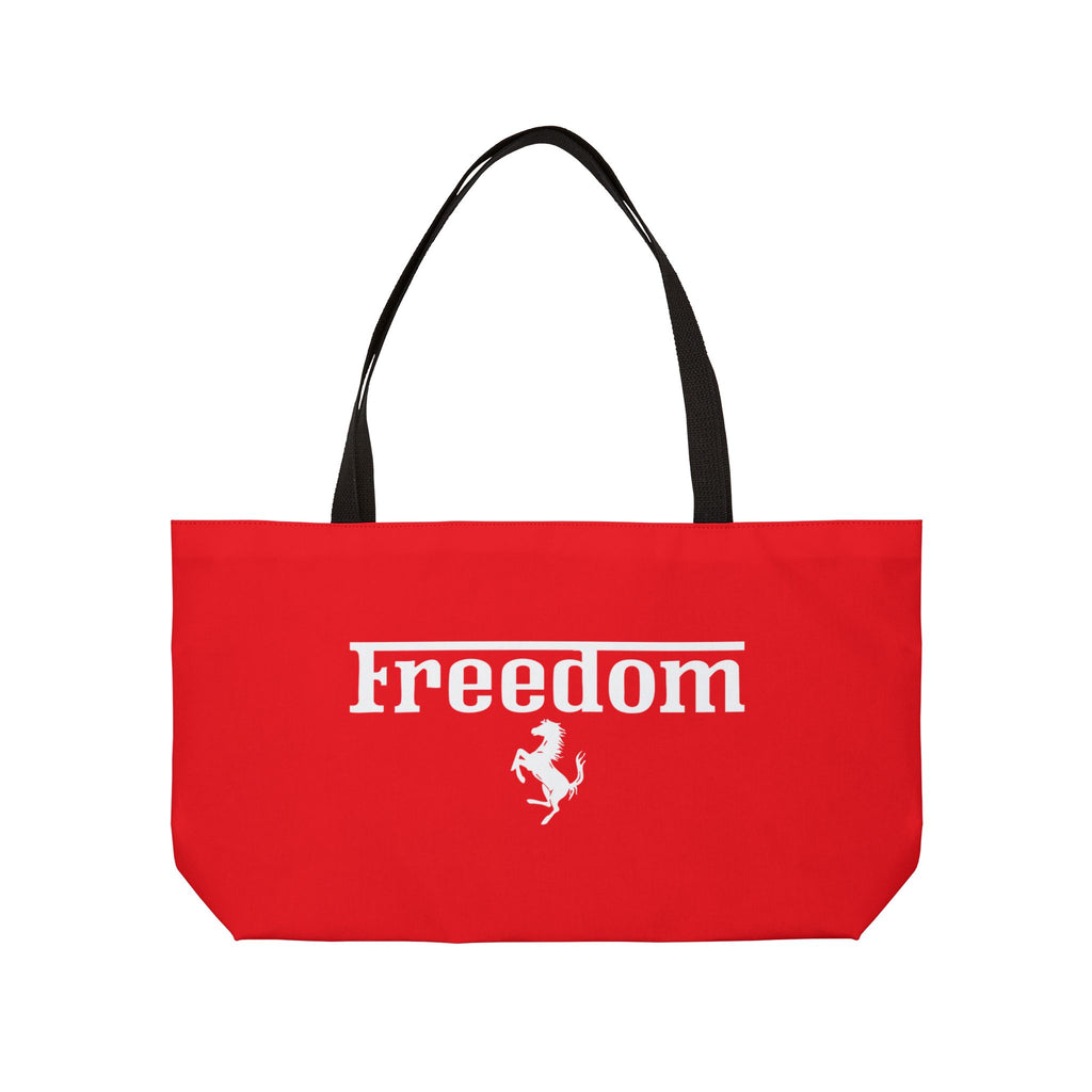 Freedom Red Weekender Tote Bag