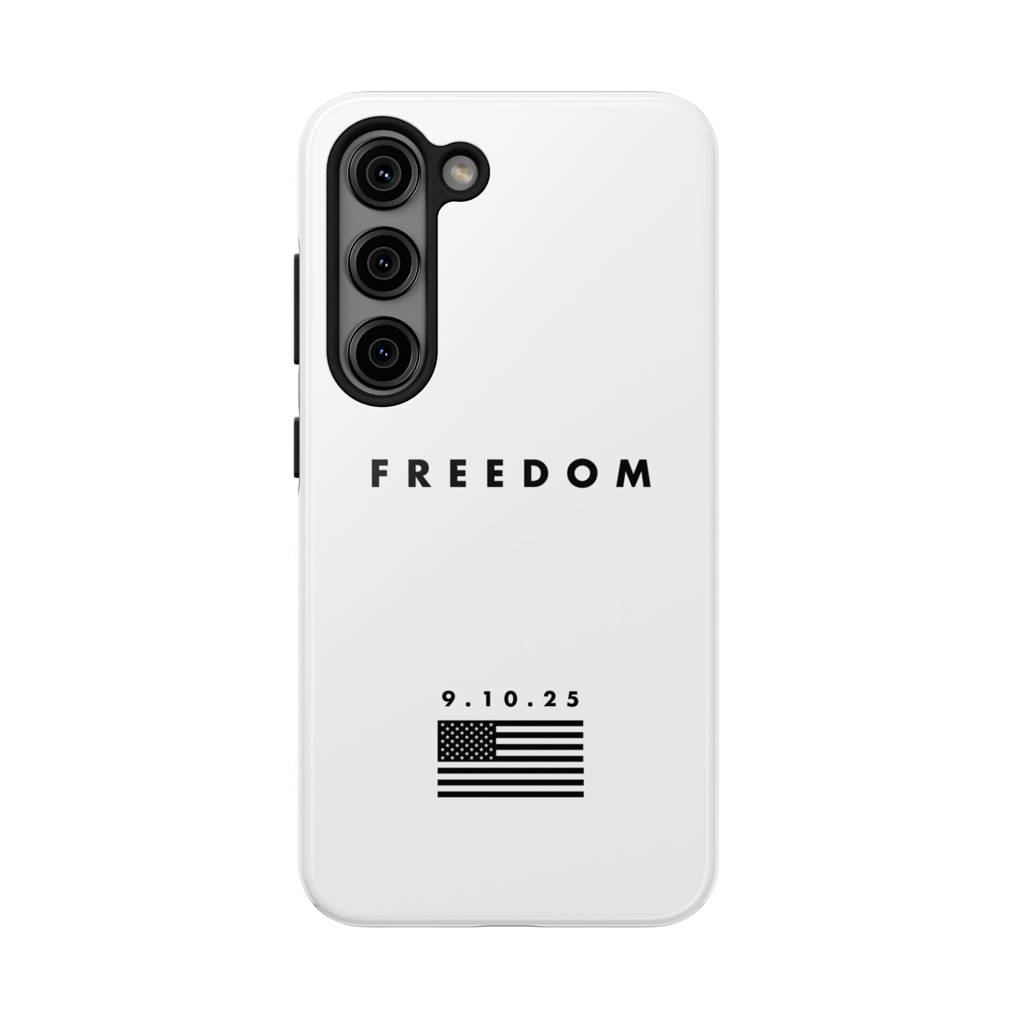 Freedom Charlie Kirk Turning Point USA Tough Phone Cases - Rugged Protection, USA Flag Design, Perfect for Patriots, Gifts for Veterans, Independence Day