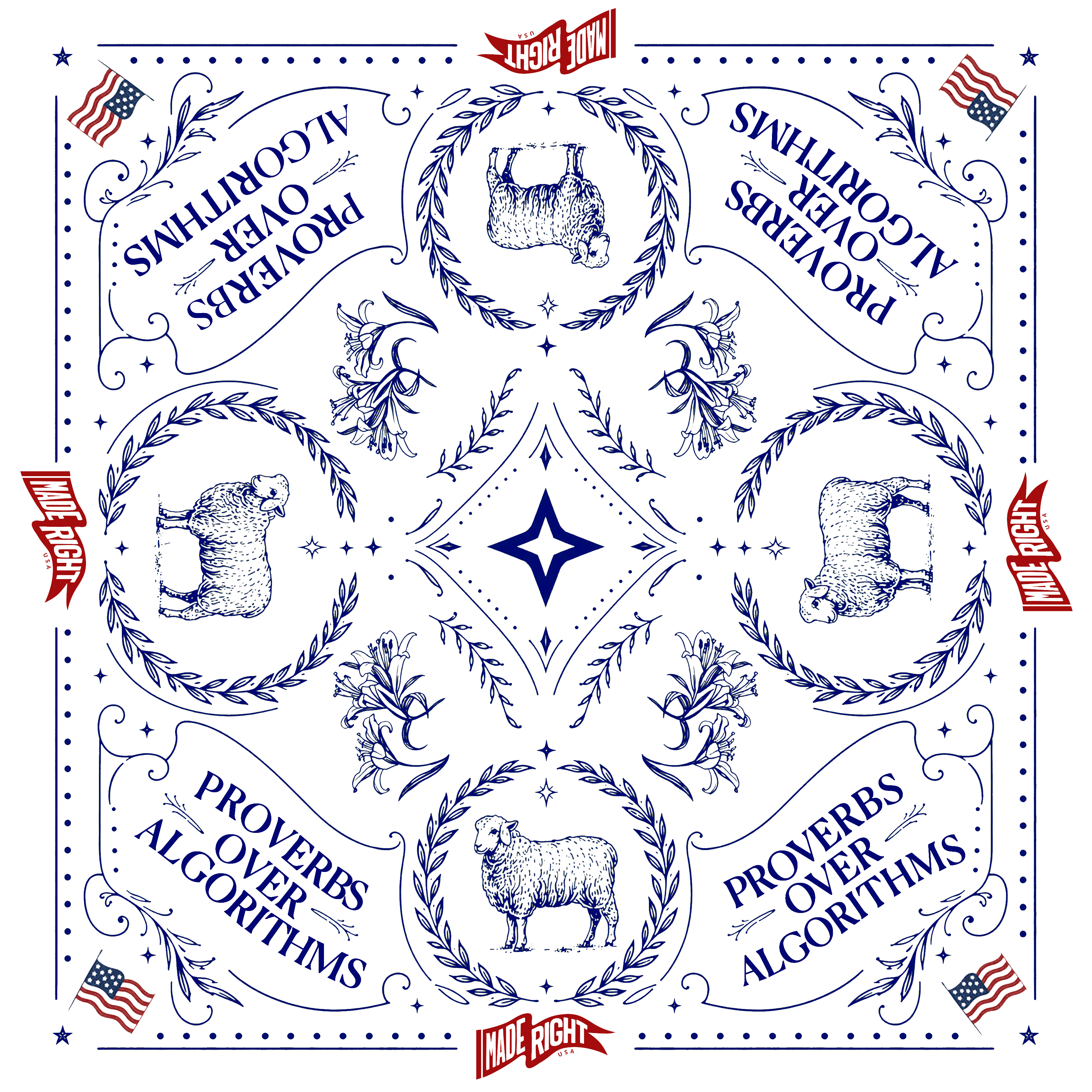 Limited Edition: Proverbs Over Algorithms Bandana